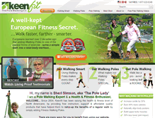 Tablet Screenshot of keenfit.com